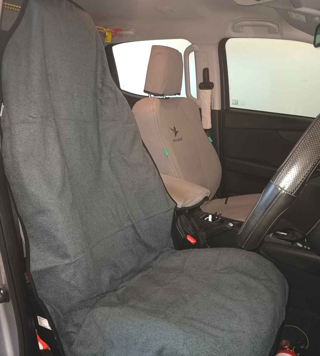 car interior charcoal car seat towel