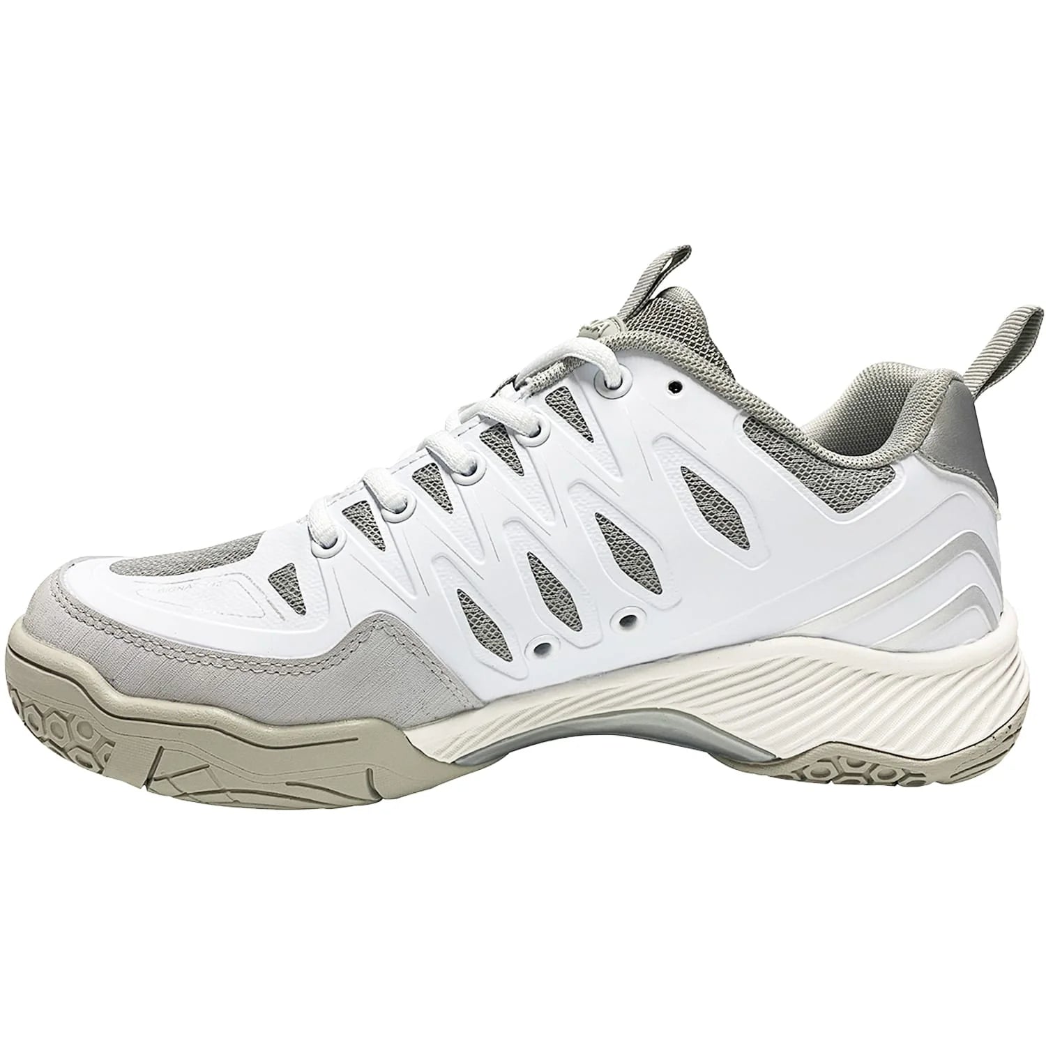 Tyler Signature II (Cloud) white and gray pickleball shoe on a white background
