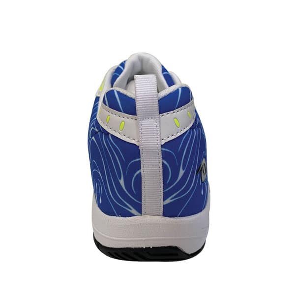 Dinkshot II white and blue pickleball shoe on a white background