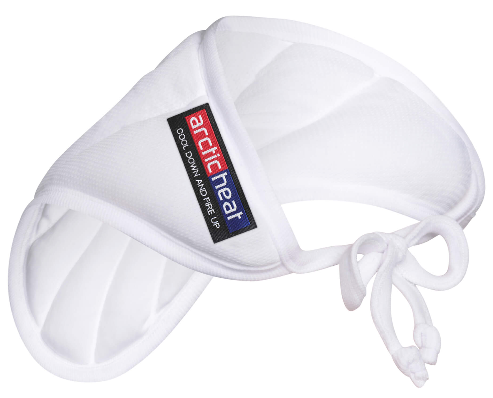 Neck wrap, ArcticHeat, cool back of neck, reduce neck pain, white, on white background