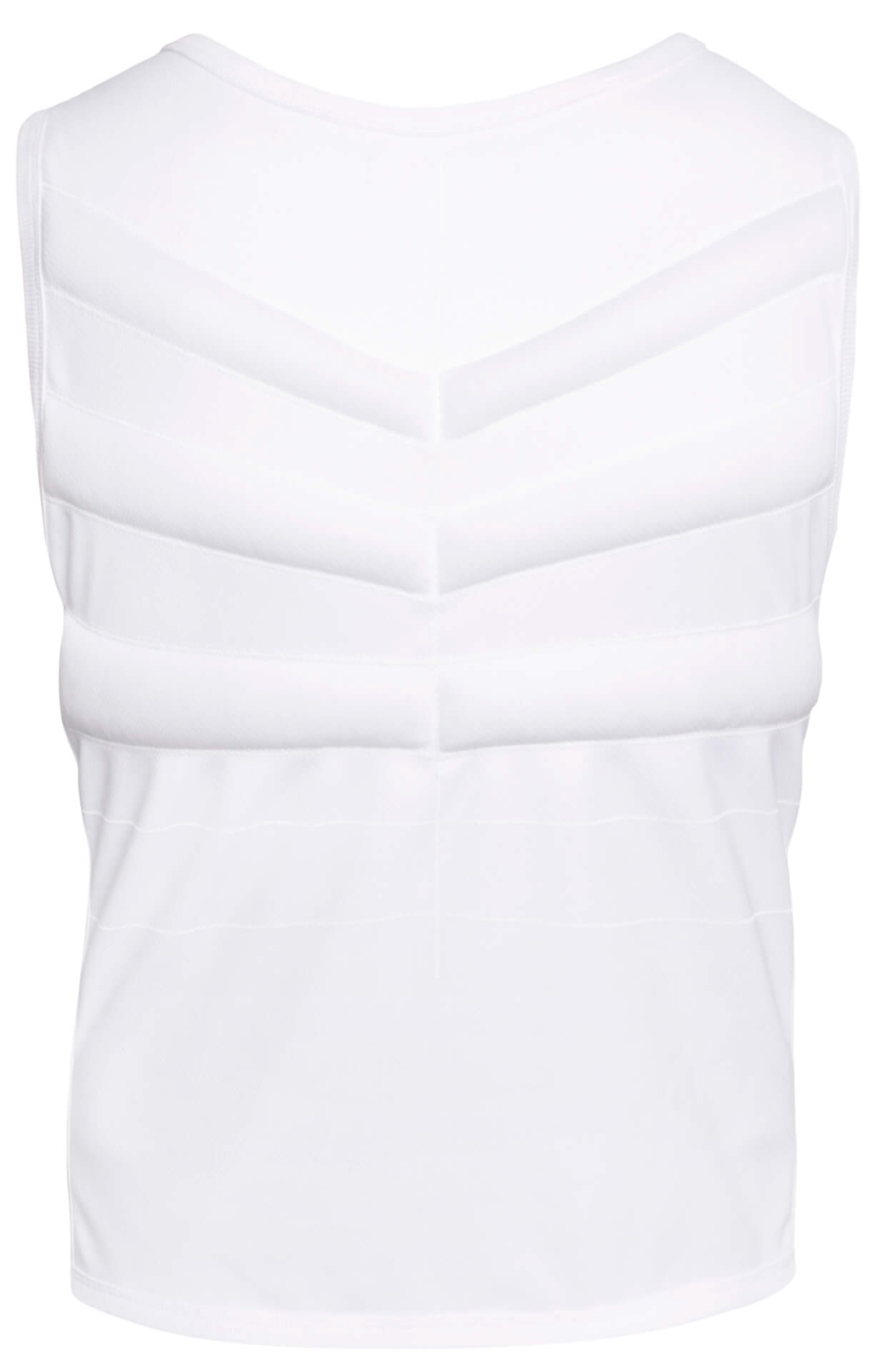 ArcticHeat cooling vest, reduce body heat, white back view, on white background