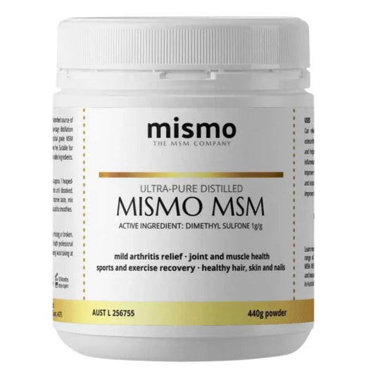 mismo msm ultra-pure distilled msm-440g-white tub on white background