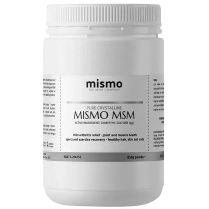 mismo msm pure crystalline-850g tub-white tub on white background